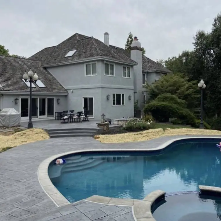 Residential Pool — Pool Decks concrete project in Haverford, PA
